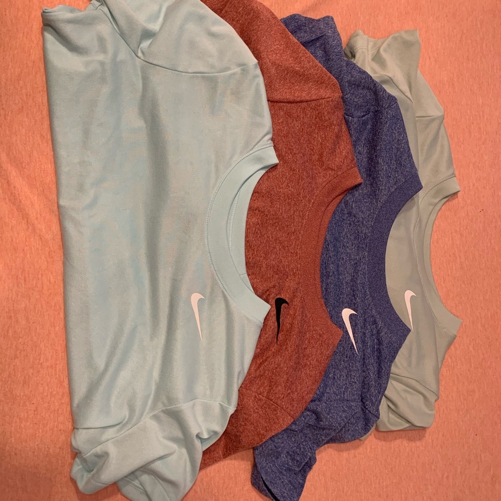 Set of 4 Nike Workout Shirts